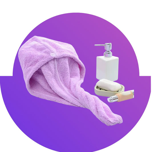 Quick-Dry Microfiber Hair Towel