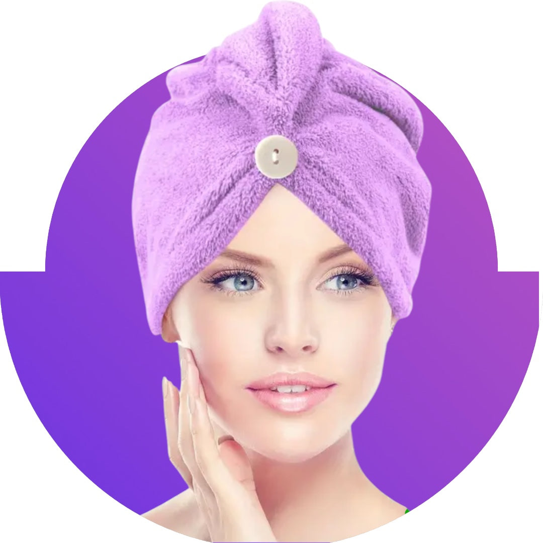 Quick-Dry Microfiber Hair Towel