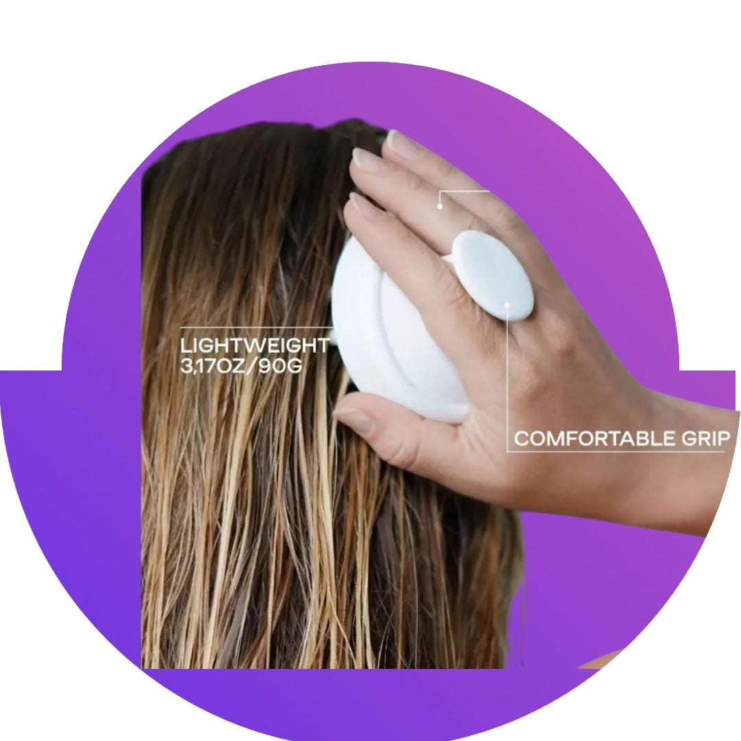 Silicone Scalp Massager & Hair Brush